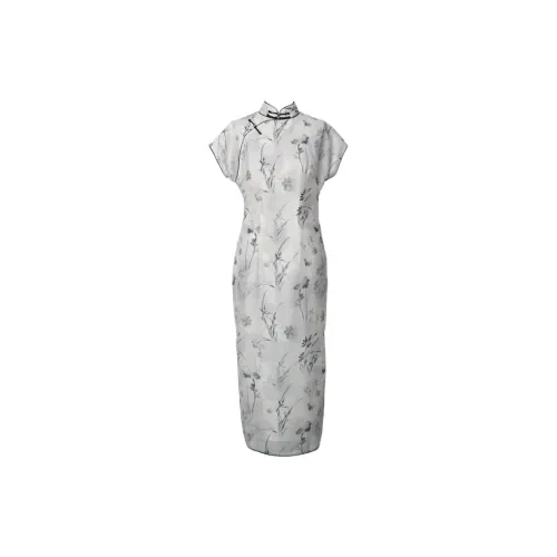 Clothes Cut By Time Cheongsam Women's White