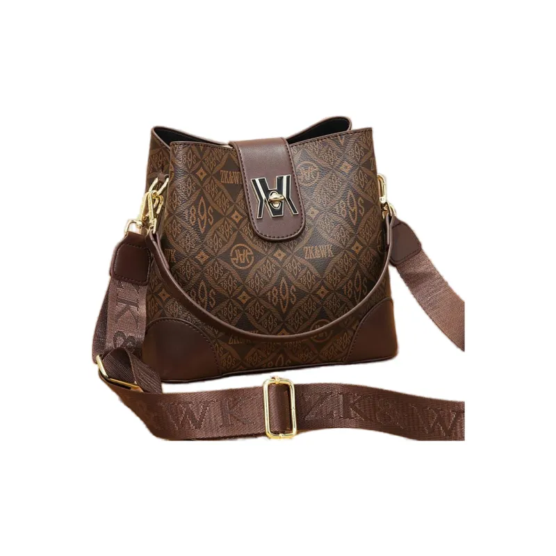 Weymond Pu Crossbody Handbag, Shoulder Bag Regular Women's Coffee/Earth Yellow/Ecru-8