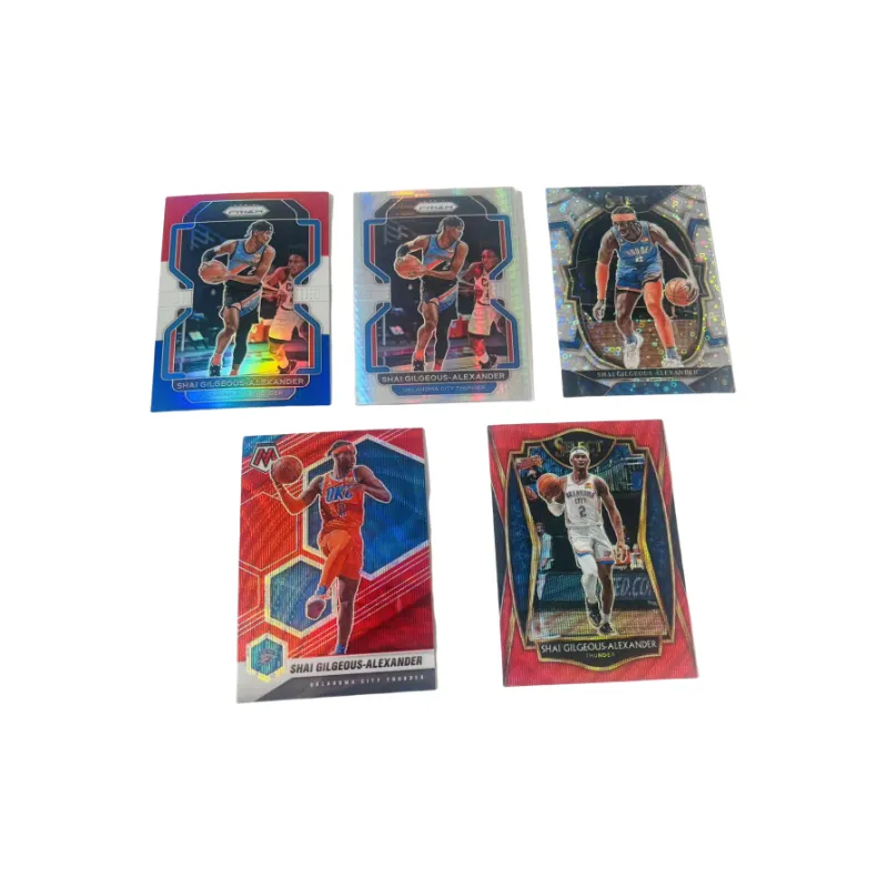 PANINI Thunder, Alexander, Refringence, Shai Gilgeous, Basketball Card, Card Product Access Sports Cards 5 Pcs-0