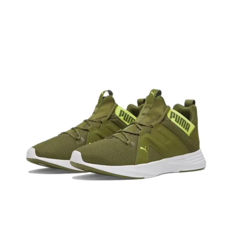 PUMA Contempt Demi Anti Slip Wear Resistant Low Top Training Shoes Men's Green White-2