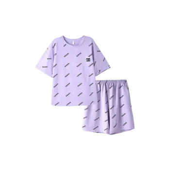 Fun Rabbit Pajama Set Men's Nebula Purple