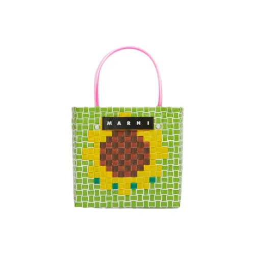 MARNI Plastic Tote Bag, Shopping Bag, Handbag Small Size Women's Green