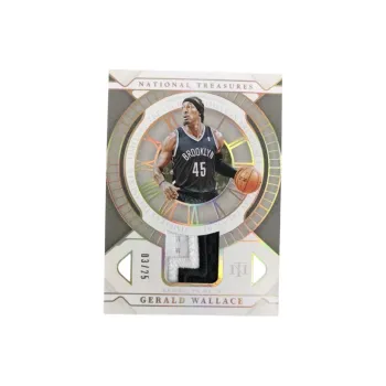 PANINI Gerald Wallace 2021 22 National Treasures Nets Jersey Cut 3/25 Patch Star Card Access Pass Sports Cards 1 Pc