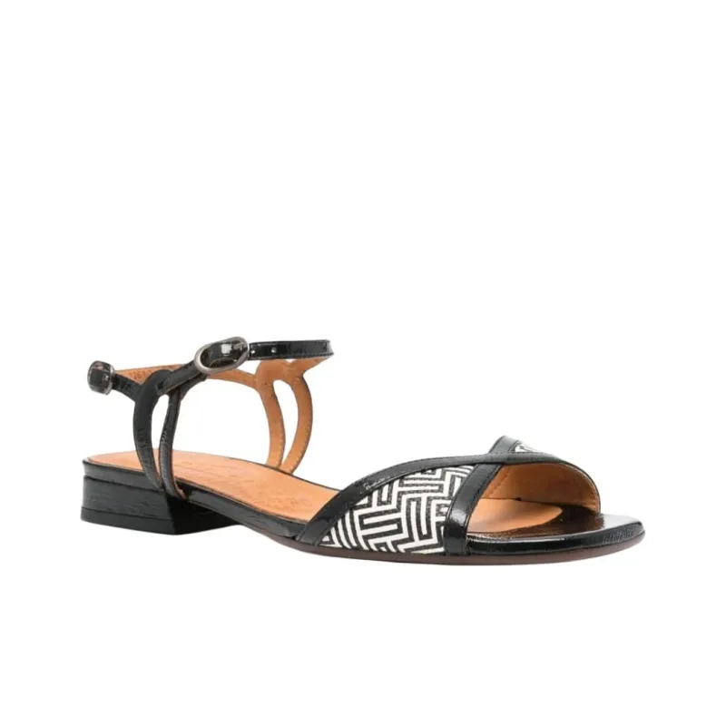 CHIE MIHARA TIKI Strap Sandals Women's Black-2