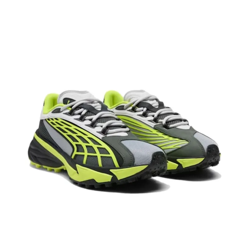 PUMA Spire Anti Slip Wear Resistant Low Top Casual Shoes Unisex Gray Green-2