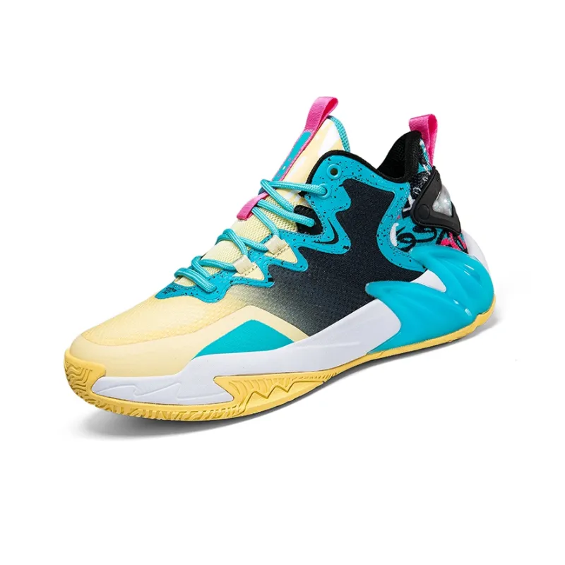ANDEZHANMUSI Cushioning, Slip Resistant, And Abrasion Resistant Low Top Cushioning Technology Basketball Shoes Unisex-13