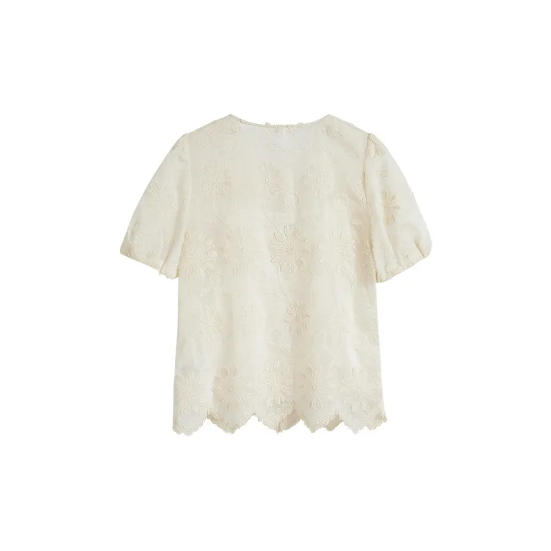 Inman Shirt Women's Pear Blossom Beige-1