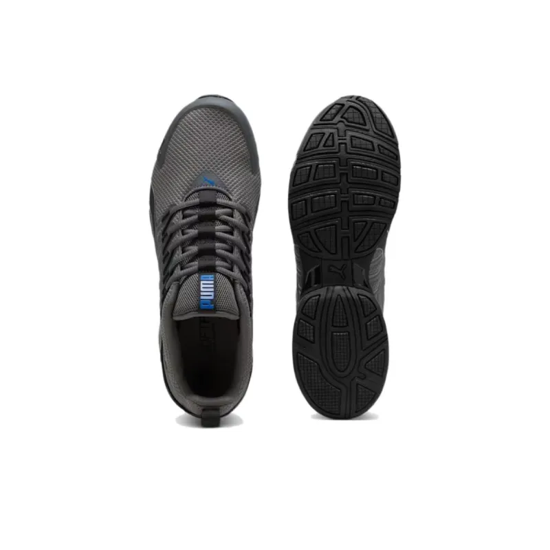 PUMA Voltaic Evo Anti Slip Wear Resistant Low Top Casual Running Shoes Men's Black Blue-4