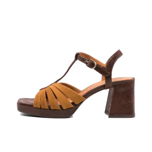 iron MIHARA Galta 75mm Leather Sandals Women's