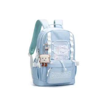 COWBONE Fabric Backpack Regular Women's White Blue