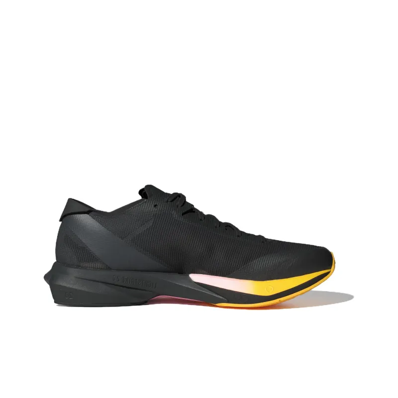 Adidas Adizero Adios 8 Cushioning Wear-Resistant Low-Top Marathon Running Shoes Women's Black Yellow-1