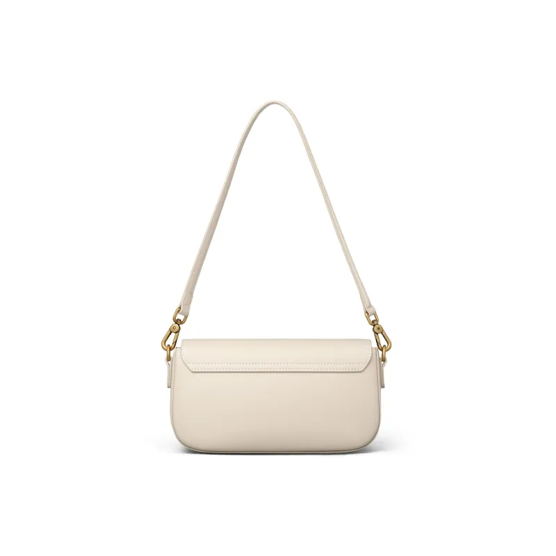PT'SON Synthetic Leather Small Square Bag, Shoulder Bag, Crossbody Bag Regular Women's Milkshake White-3