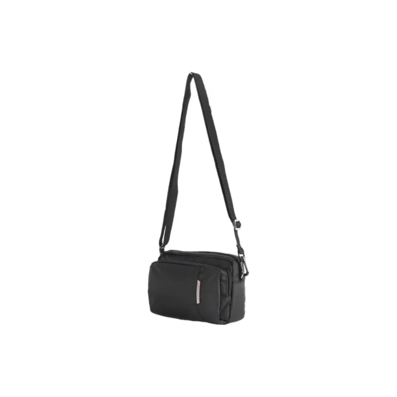 Diplomat Polyester Fanny Pack Medium Size Men's Black/Red-1