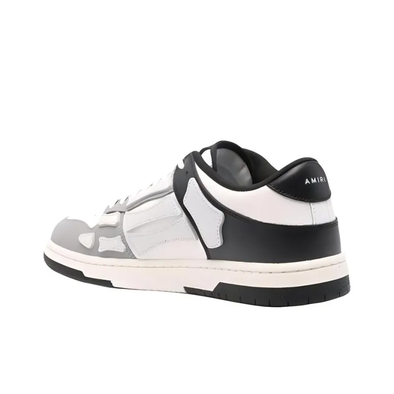 AMIRI Skel Top Low Low Top Skateboard Shoes Men's White-3