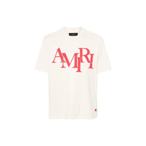 AMIRI T-Shirts Men Light Beige