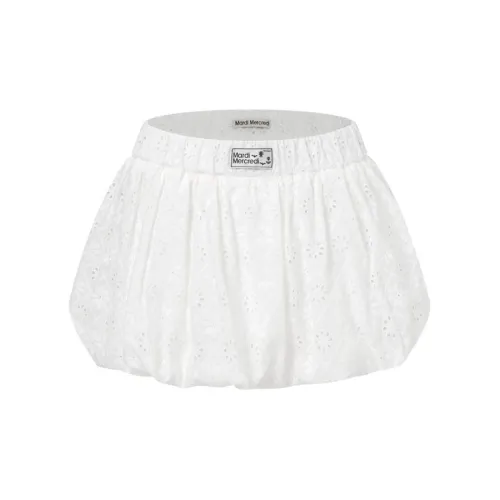 MARDI MERCREDI Casual Short Skirts Women's Off White