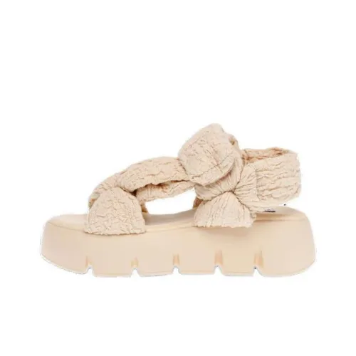 STEVE MADDEN Strap Rounded 5.2cm Women's Beige