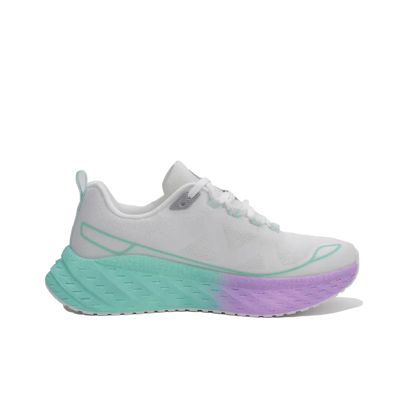 GLO BULL Running Shoes Unisex Low Top White Moon Purple-1