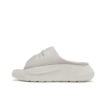 LACOSTE Rubber Sole Abrasion Resistant Slide Slippers Men's Ecru