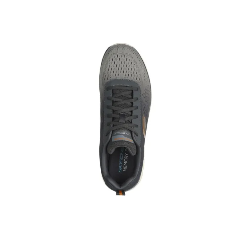 Skechers Skechers Track Anti-Slip Wear-Resistant Low-Top Running Shoes Men's Gray-3