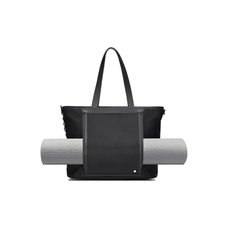 LI NING 1990 Polyurethane Handbag, Shoulder Bag, Crossbody Bag Regular Unisex Black-1