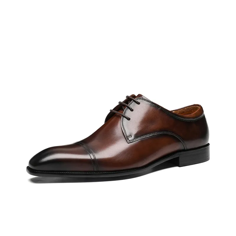 ASTON M.JAZZ Dress Shoes Men Low Top Black/Brown/Coffee-16