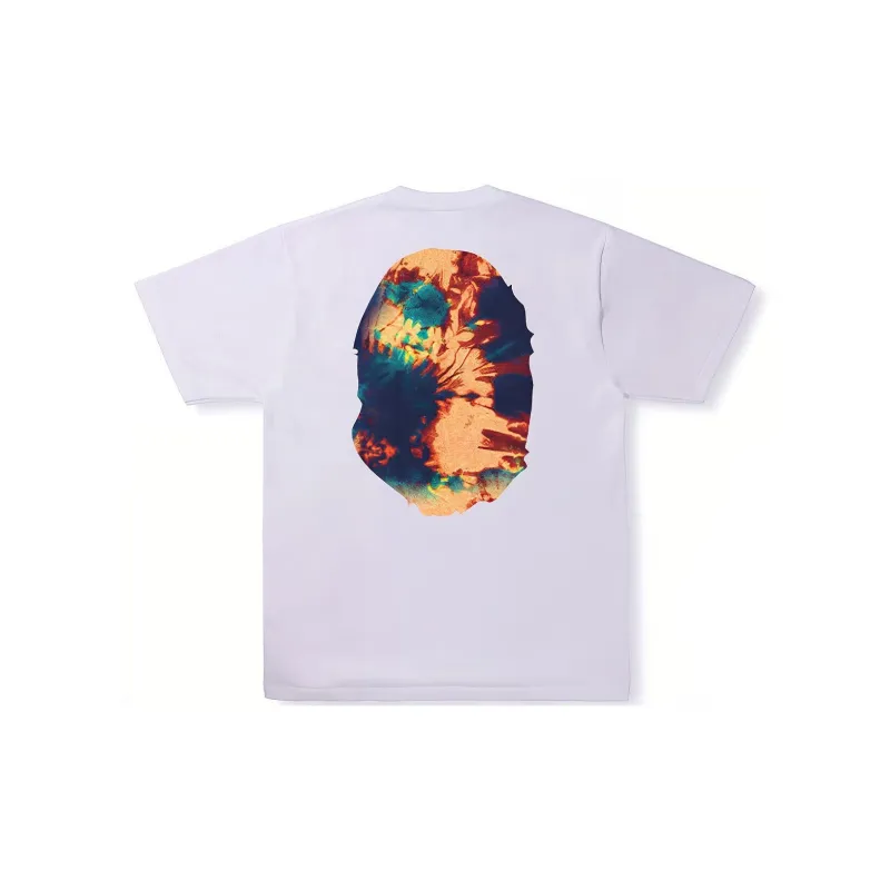 Bape Tie Dye Big Ape Head Tee-7