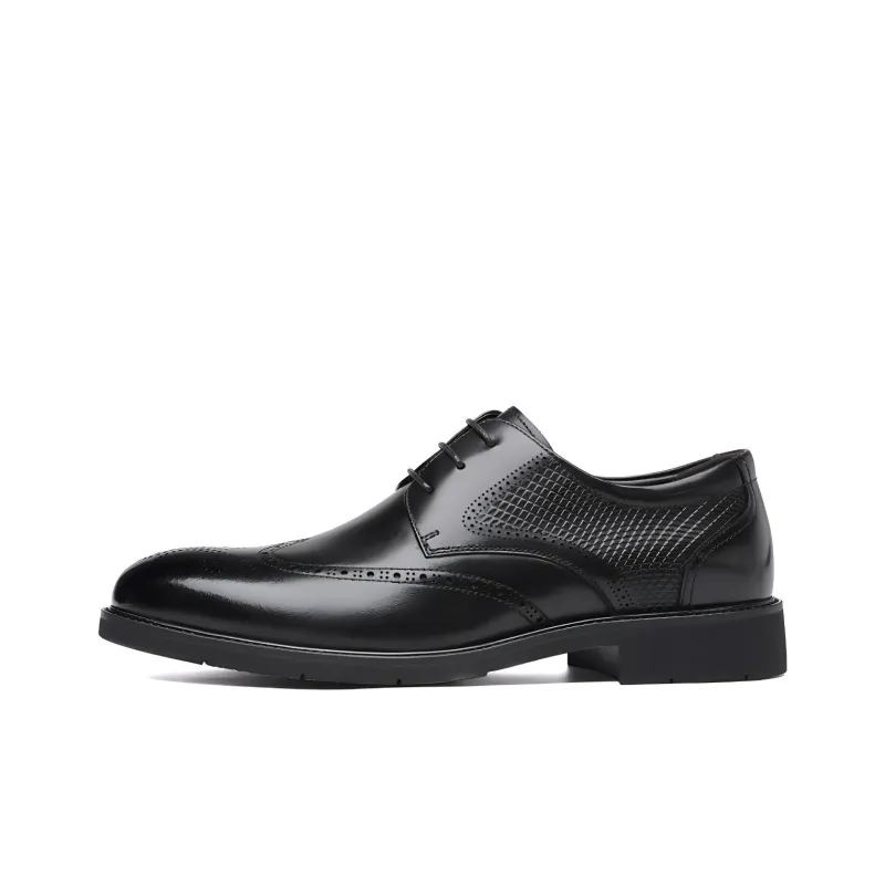 AOKANG Dress Shoes Men Low Top None-2