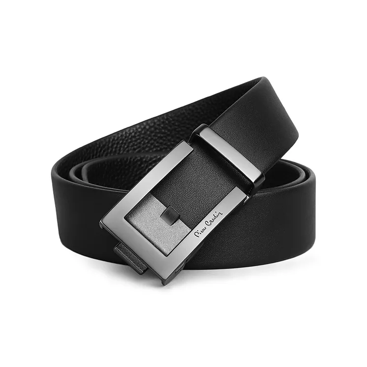 PIERRE CARDIN Alloy Father And Father in Law Box Belt Men's Width 3.5CM-3
