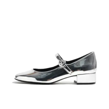 STEVE MADDEN Chunky Heel Mary Jane Shoes 3cm Women's