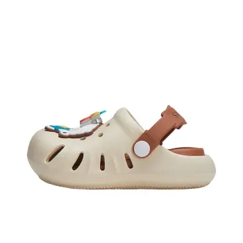 TARANIS Beach Sandals Unisex Beige/Yellow/Green