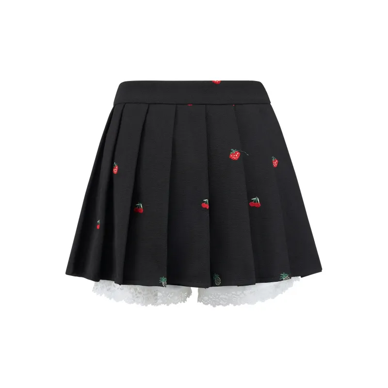 AYF Casual Short Skirts Women's Black-1