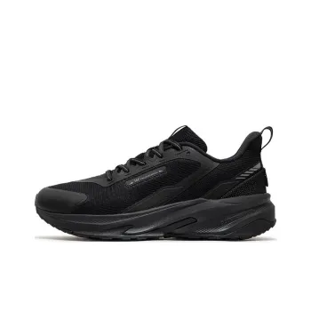 361° Ride The Mountain Anti Slip Wear Resistant Low Top Casual Running Shoes Men's Obsidian Black