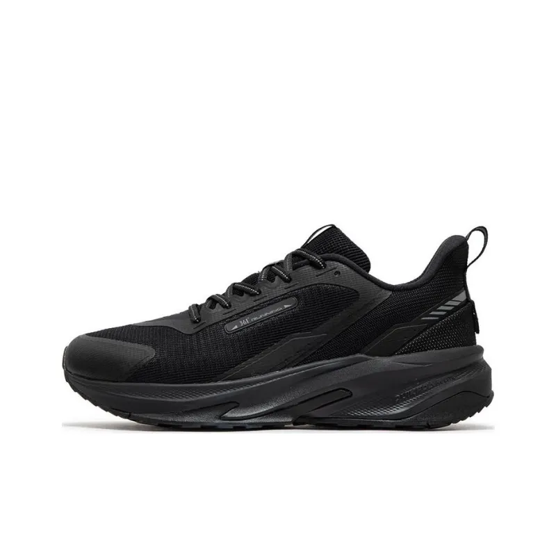 361° Ride The Mountain Anti Slip Wear Resistant Low Top Casual Running Shoes Men's Obsidian Black-0