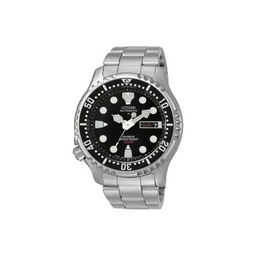 CITIZEN Promaste Collection Automatic Mechanical Movement Stainless Steel Strap Watch 42mm Men's Watches Black Dial