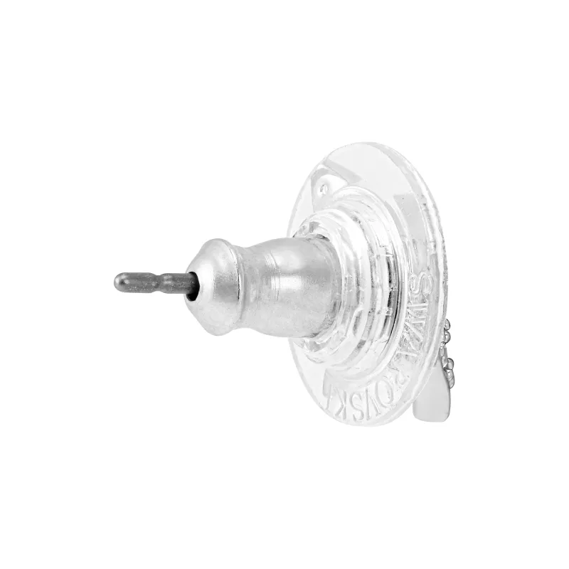 Swarovski Alloy Stud Earrings Women's Silver-2