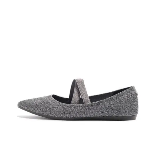 STEVE MADDEN Flat Mary Jane Shoes 1cm Women's Gray