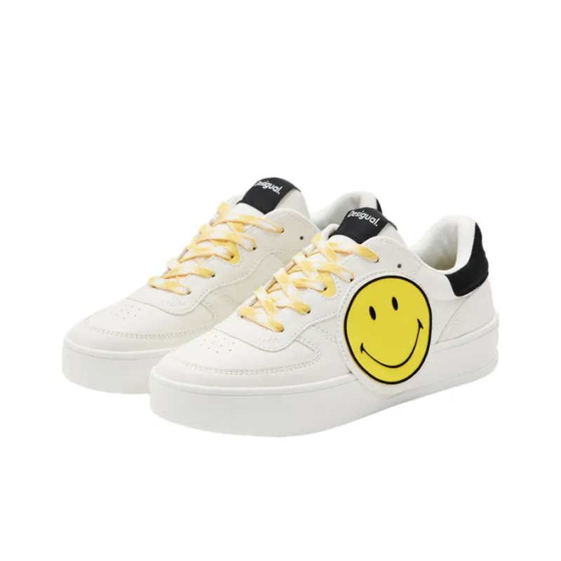 Desigual Skateboard Shoes Women's White-1