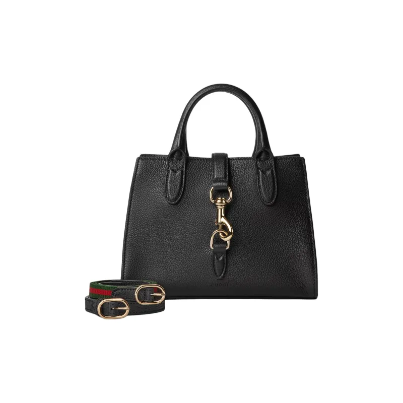 GUCCI Leather Shoulder Bag Crossbody Bag Handbag Small Size Women's Black-1