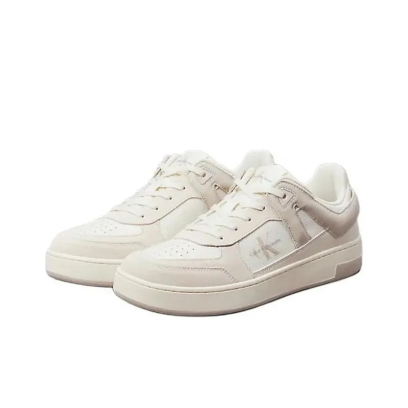 CKJ CALVIN KLEIN JEANS Low Top Skateboard Shoes Men's White-2