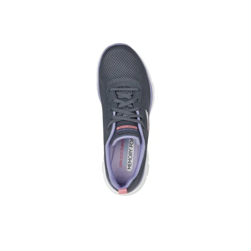 Skechers Flex Appeal 4.0 Slip Resistant And Breathable Low Top Running Shoes Women's Black Purple-2
