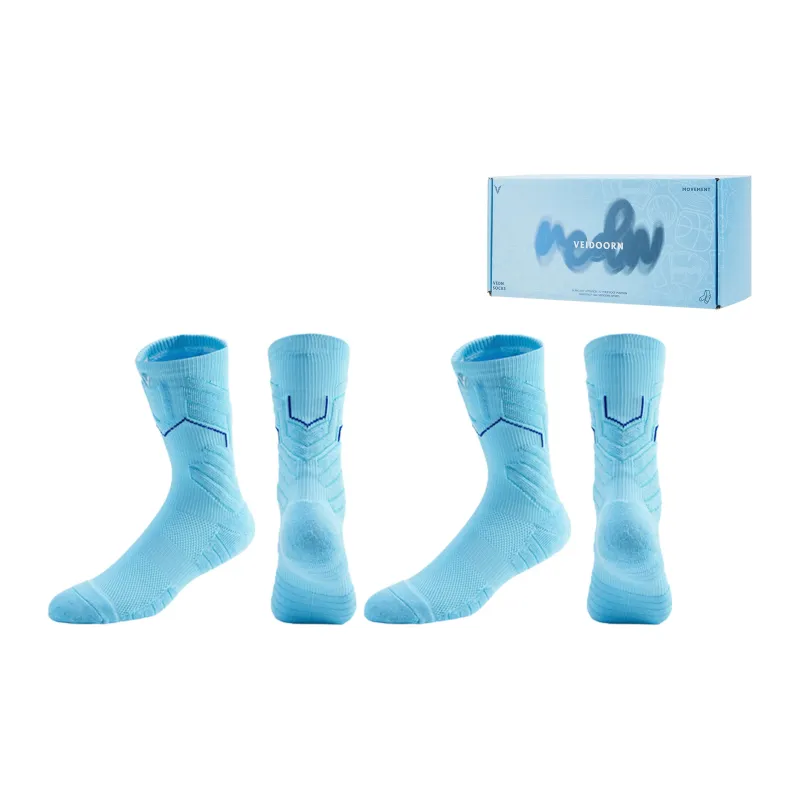 VEIDOORN Basketball Socks All Unisex Multicolor-2