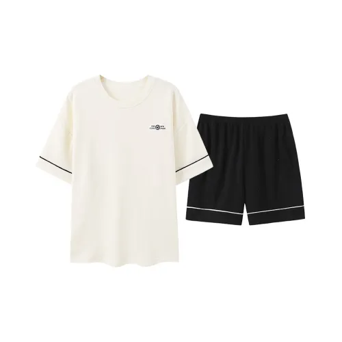 Close fitting Areas Pajama Set Women's Image Color