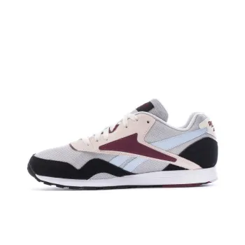 Reebok Classic Nylon Cushioning And Breathable Low Top Running Shoes Men's Beige Gray