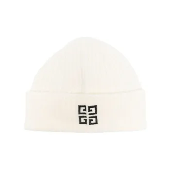 Givenchy 4G-embroidered Ribbed Beanie