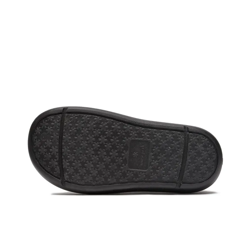 Snow Peak Slip-Resistant Quick Dry Flip Flops Unisex Black-4