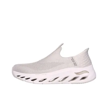 Skechers Arch Fit Glide-Step Anti-Slip Wear-Resistant Low-Top Casual Shoes Women's Beige