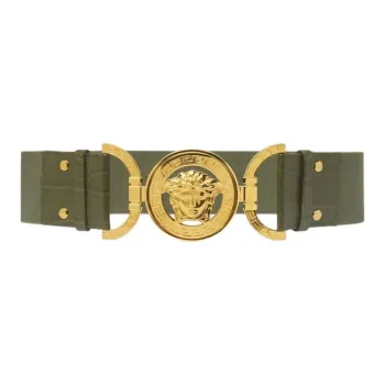 VERSACE Medusa '95 Croc effect Leather Belt