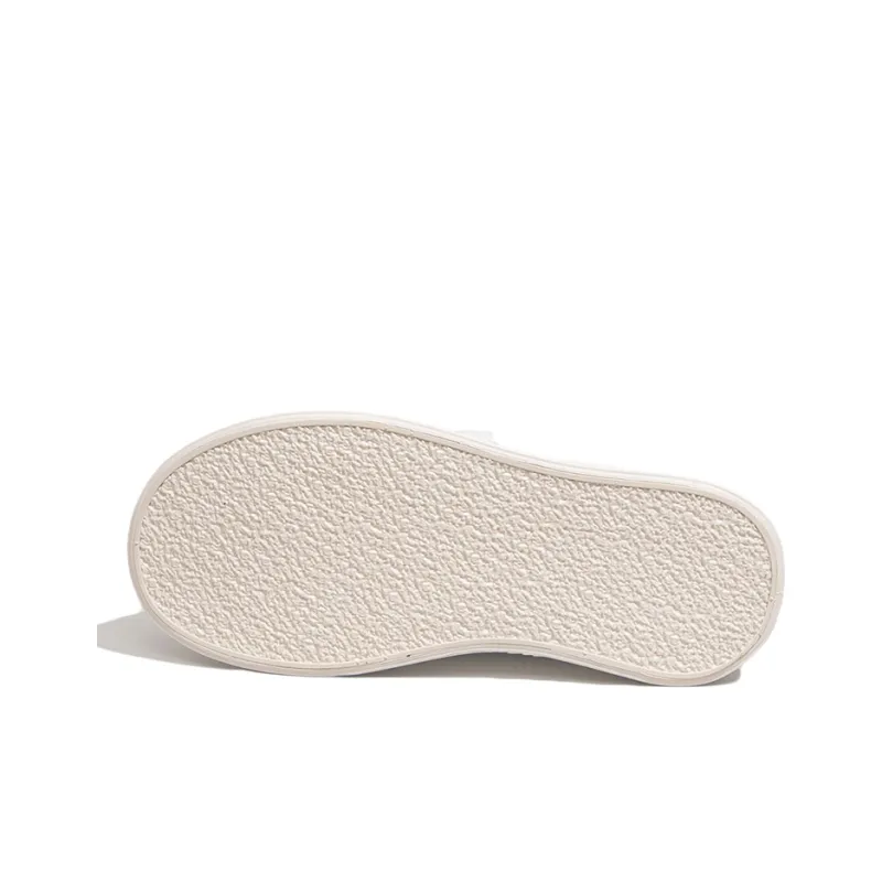 Feiyue Anti Slip Wear Resistant Low Top Platform Canvas Shoes Women's Beige-4