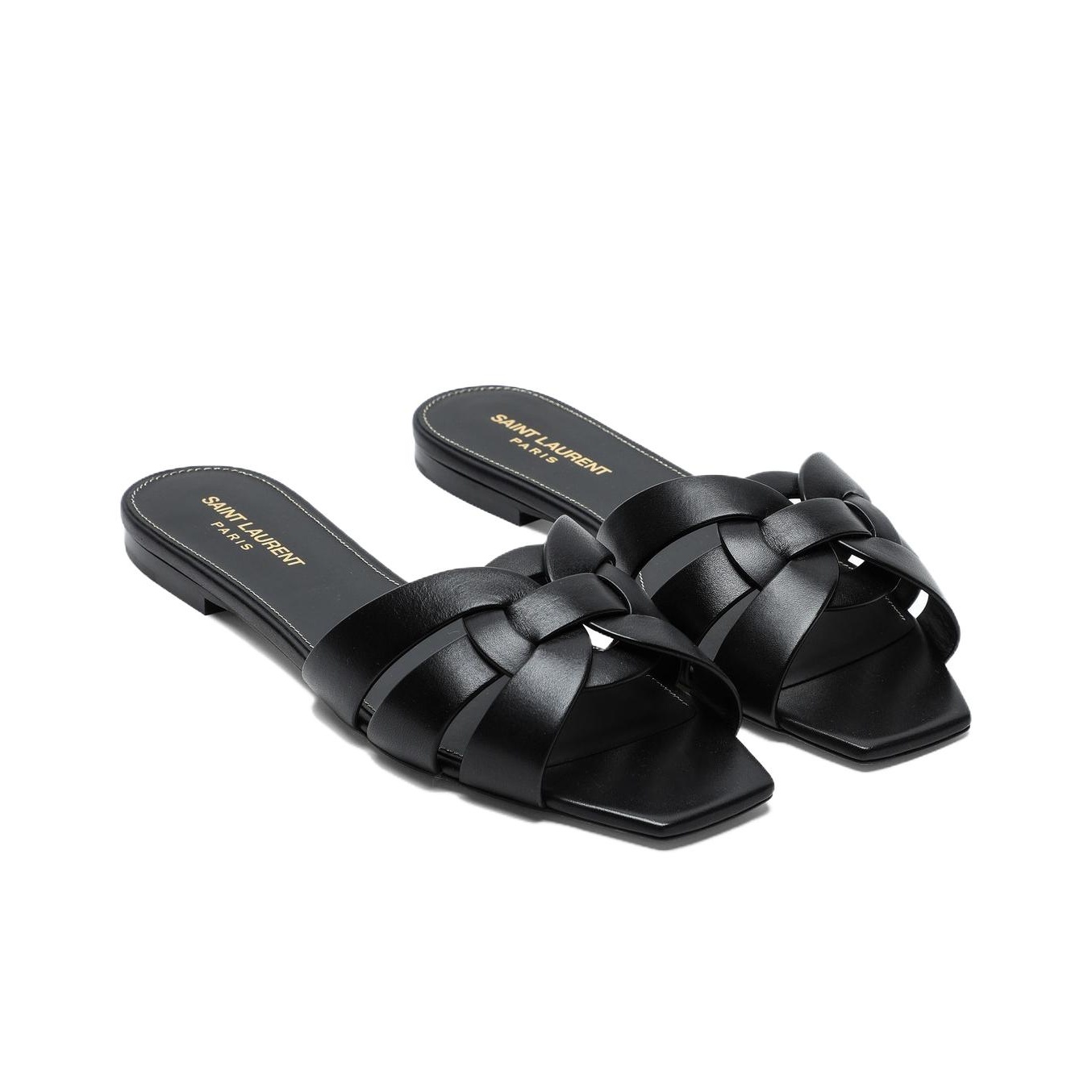 SAINT LAURENT Tribute Slip-On Sandals Women's Original Shoe